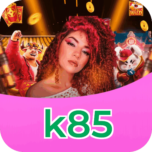 Plataforma k85 mostrando interface moderna, jogos certificados e recursos de segurança licenciados